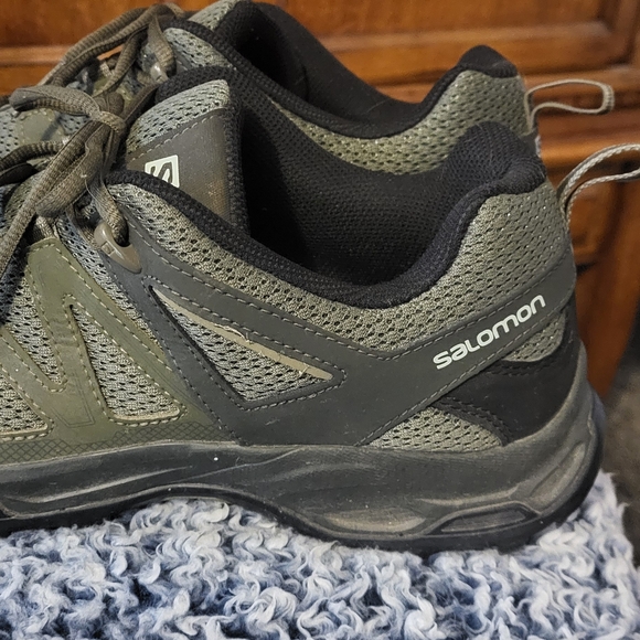 Salomon Pro Olive Hiking Trail Shoes men's sz 10 - Picture 10 of 14